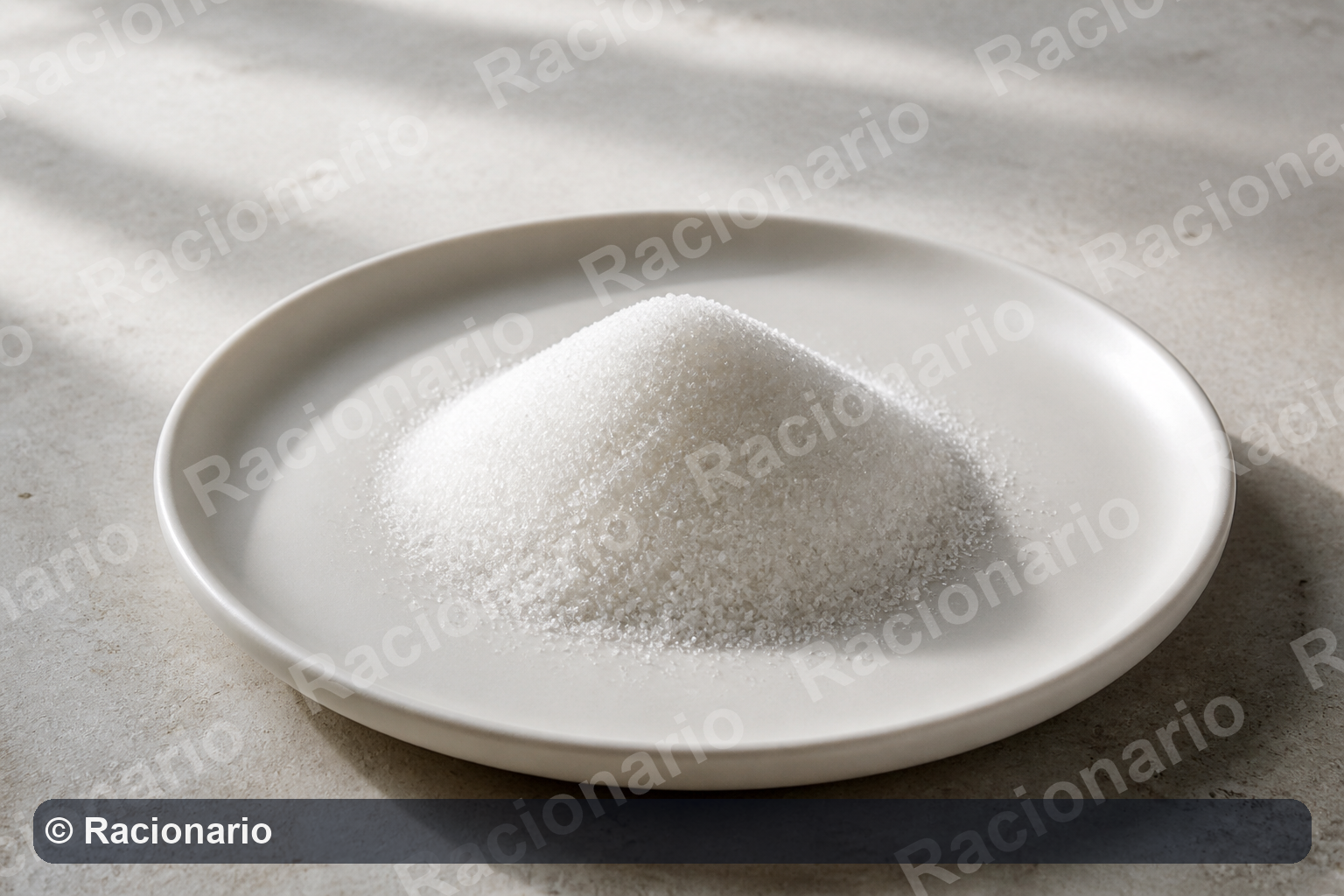 Ración de Azúcar: Cucharadita: 5-10 g