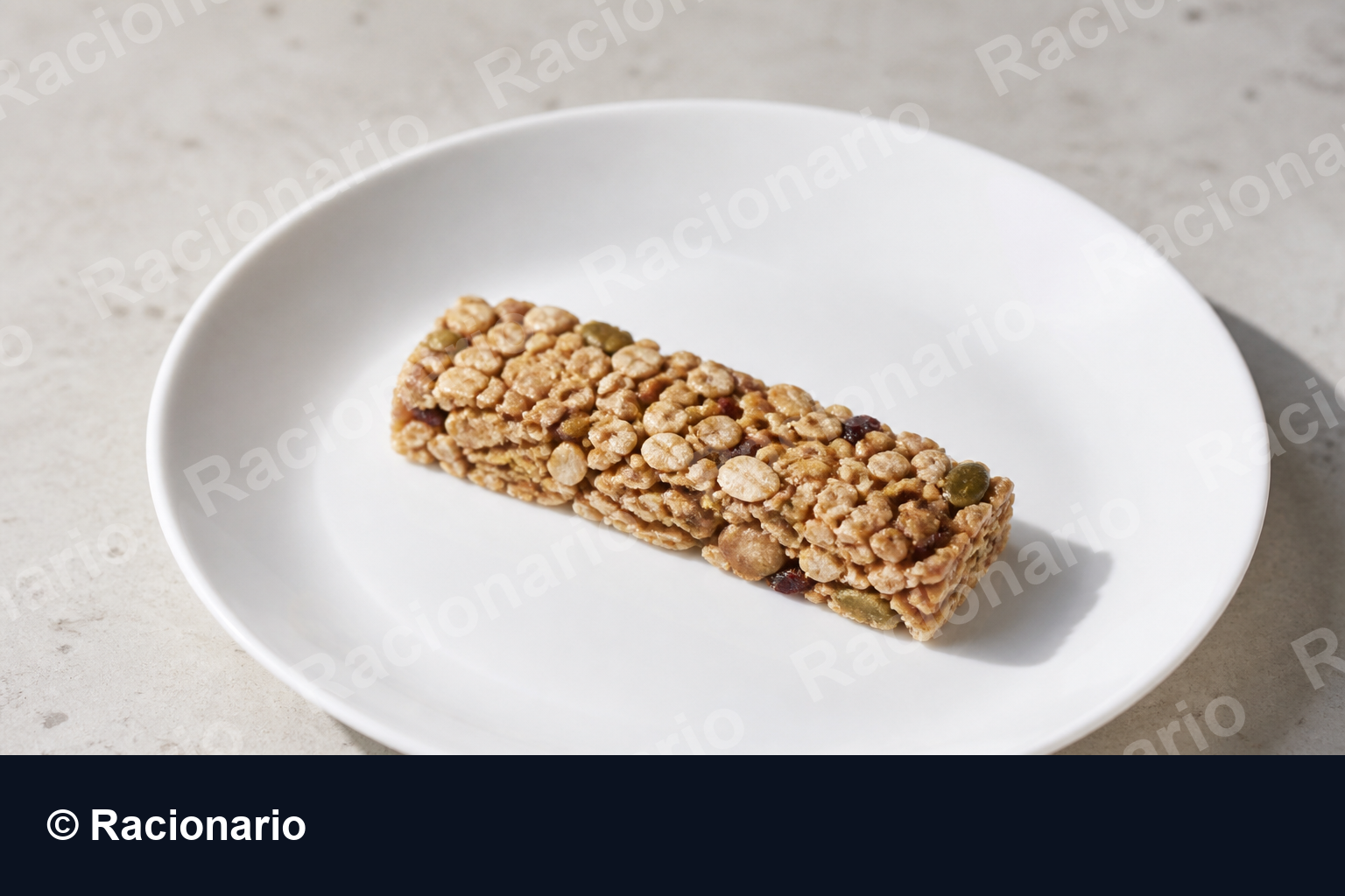 Ración de Barrita de cereales: Unidad: 25 g