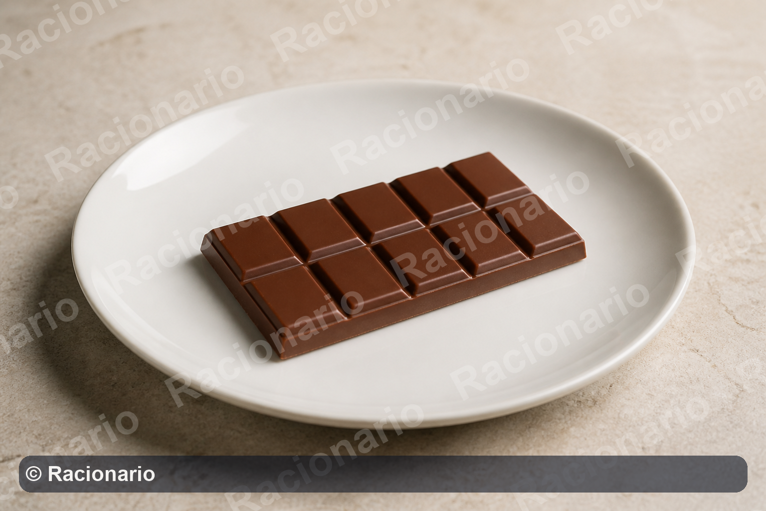 Ración de Barrita de chocolate: Unidad: 45 g