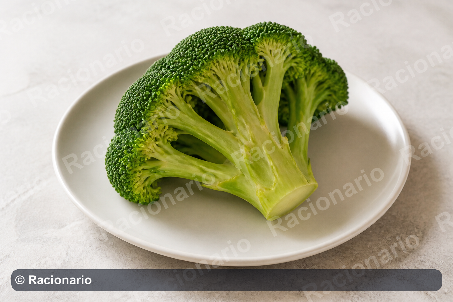 Ración de Brócoli: Ración: un tercio de unidad, 200 g