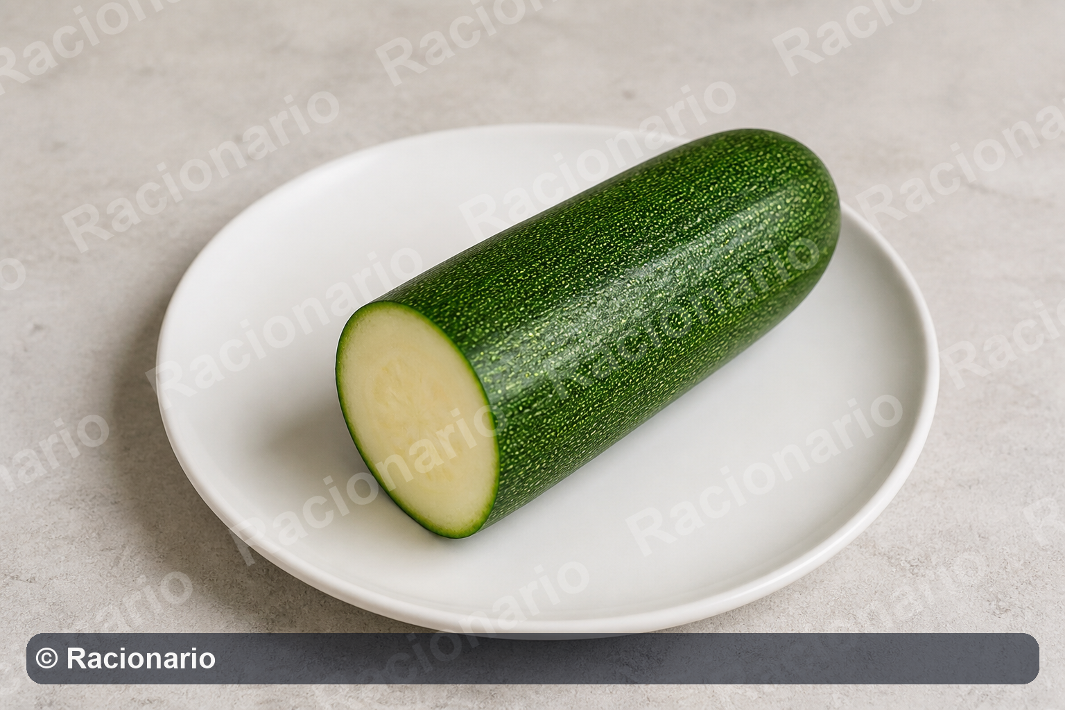 Ración de Calabacín: Ración: dos tercios de una unidad, 200 g