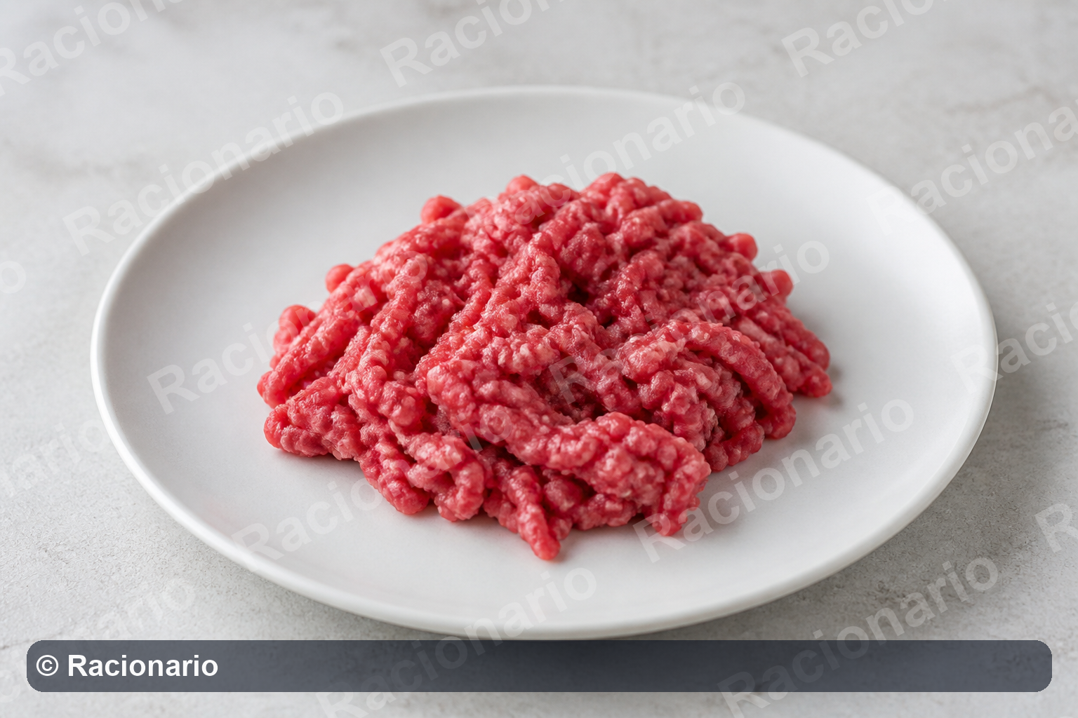 Ración de Carne picada: Ración: 100 g