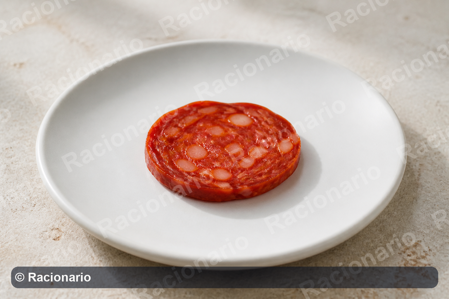 Ración de Chorizo: Ración: 30 g