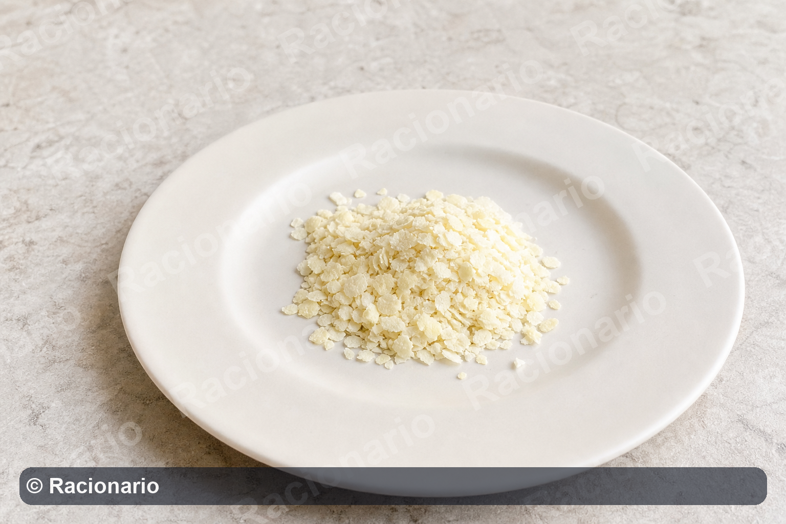 Ración de Copos de puré de patata: Ración: tres cucharadas soperas, 30 g