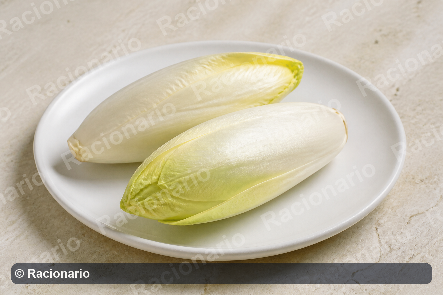 Ración de Endivias: Ración: dos unidades, 200 g