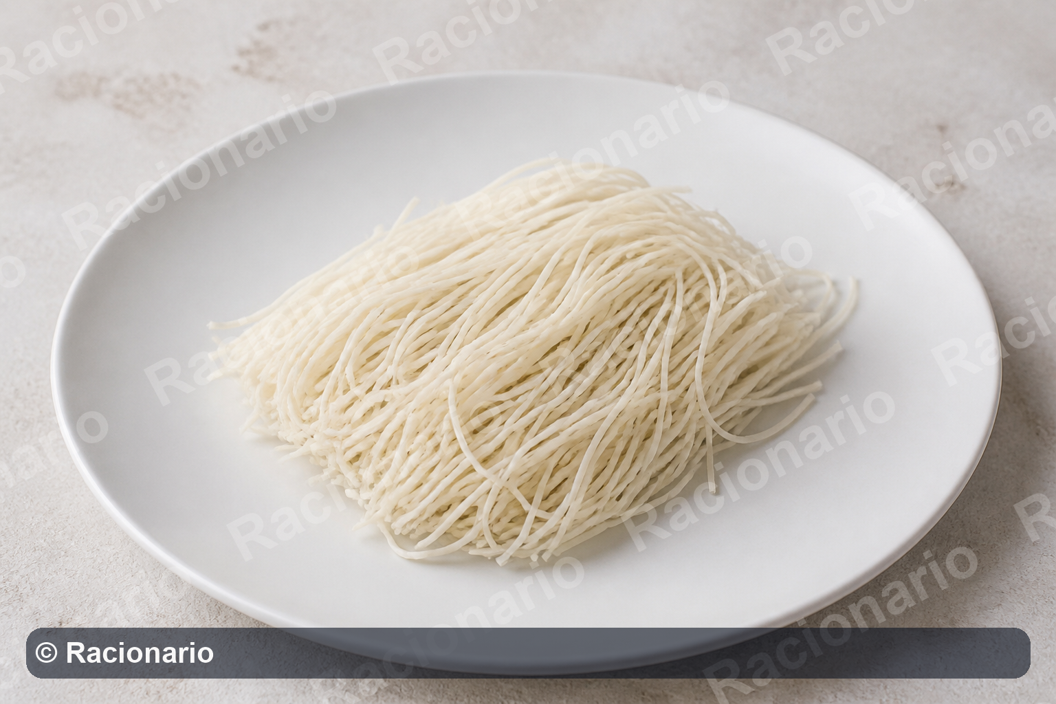 Ración de Fideos de arroz: Ración: 75 g