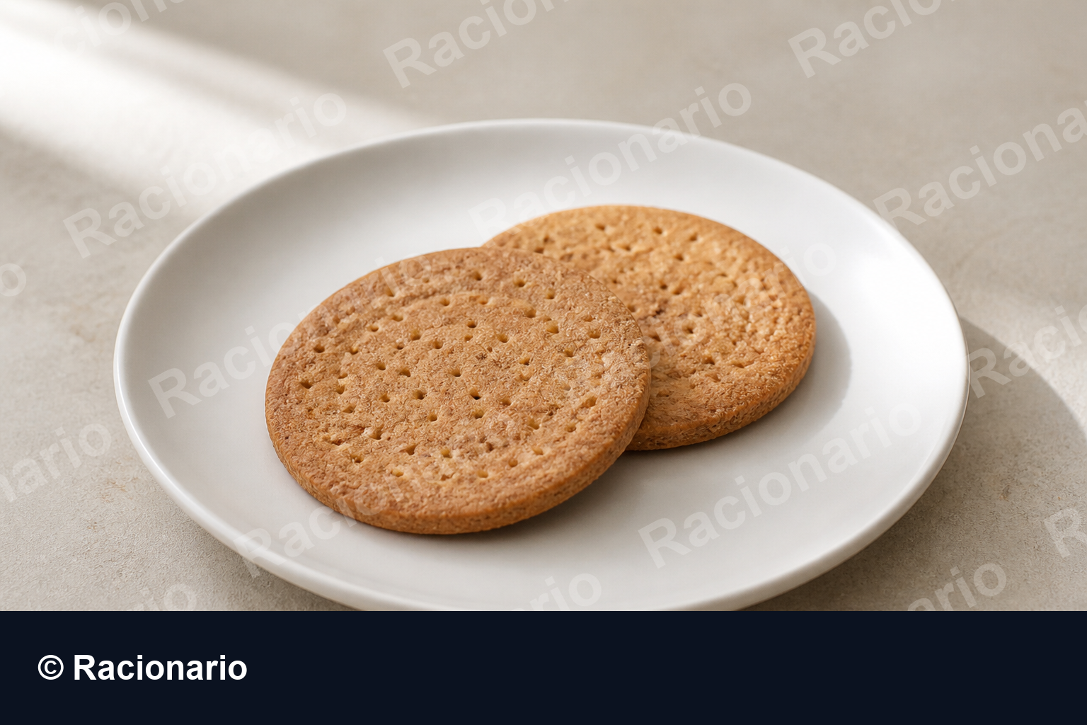 Ración de Galleta digestive: Ración: dos unidades, 30 g