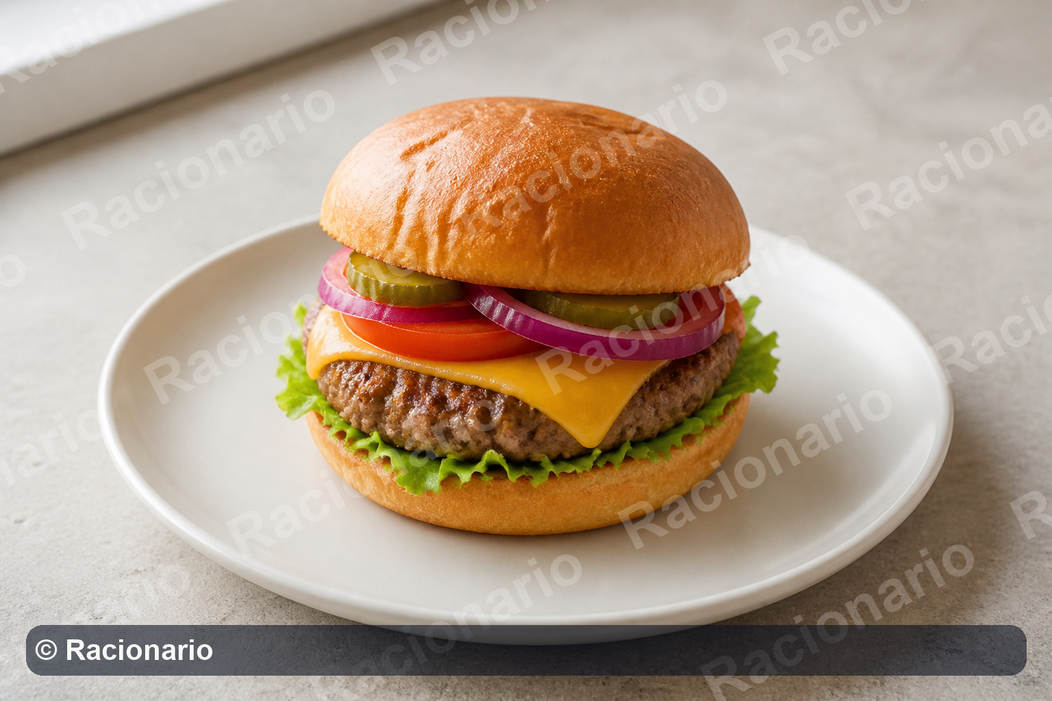 Ración de Hamburguesa grande: Unidad: 195 g