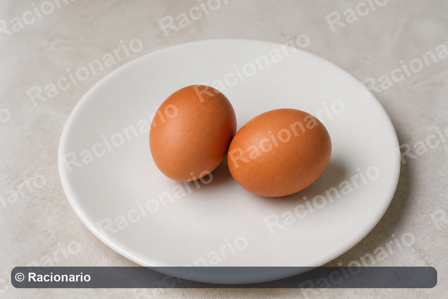 Ración de Huevo de gallina: Ración: dos unidades, 120 g