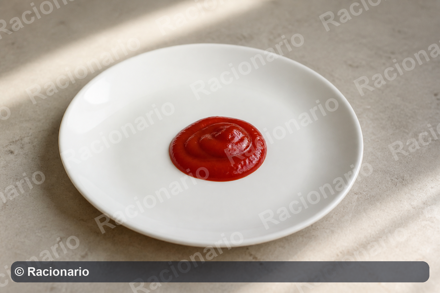 Ración de Ketchup: Cucharada sopera: 15 g