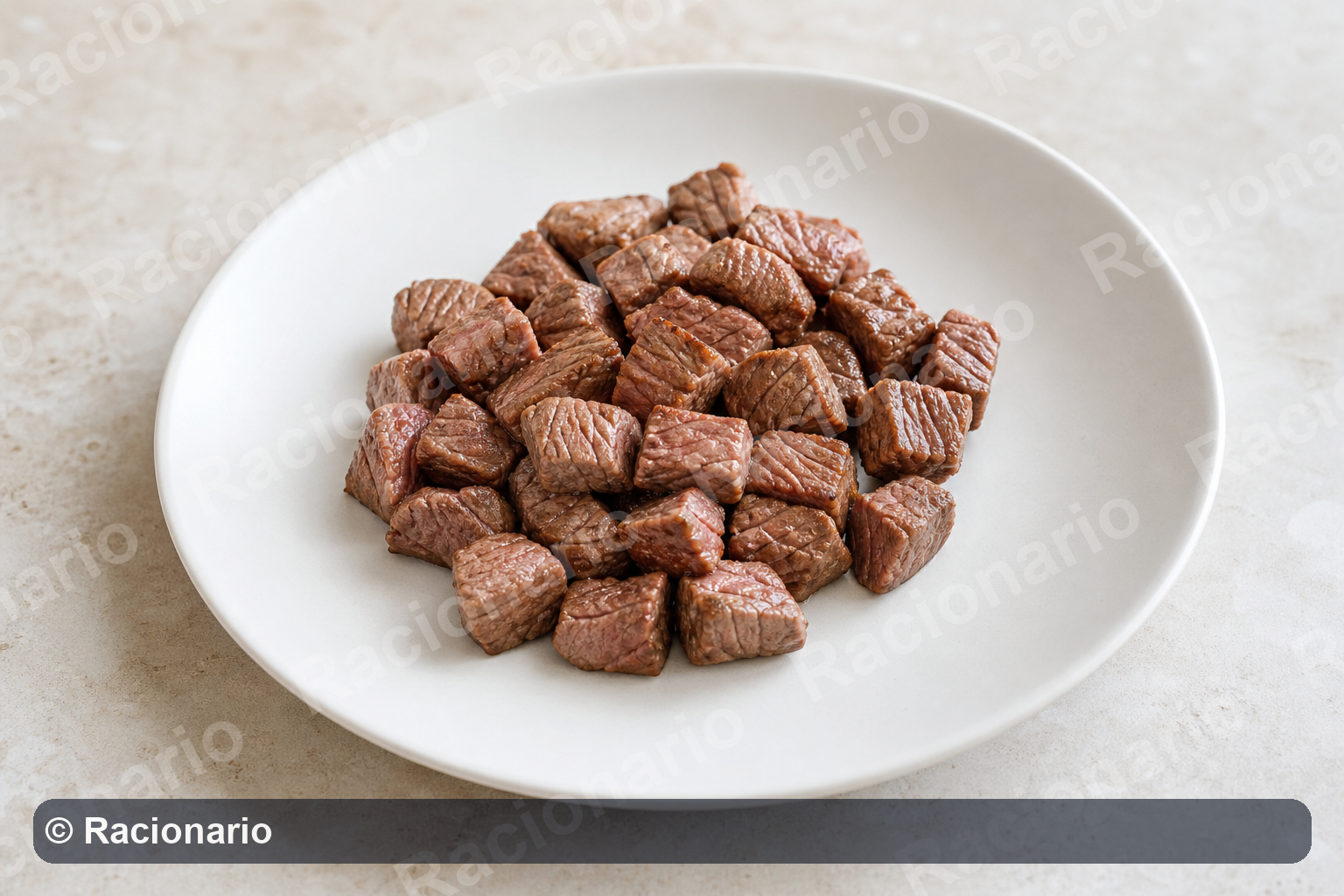 Ración de Magro de ternera: Ración: 100 g