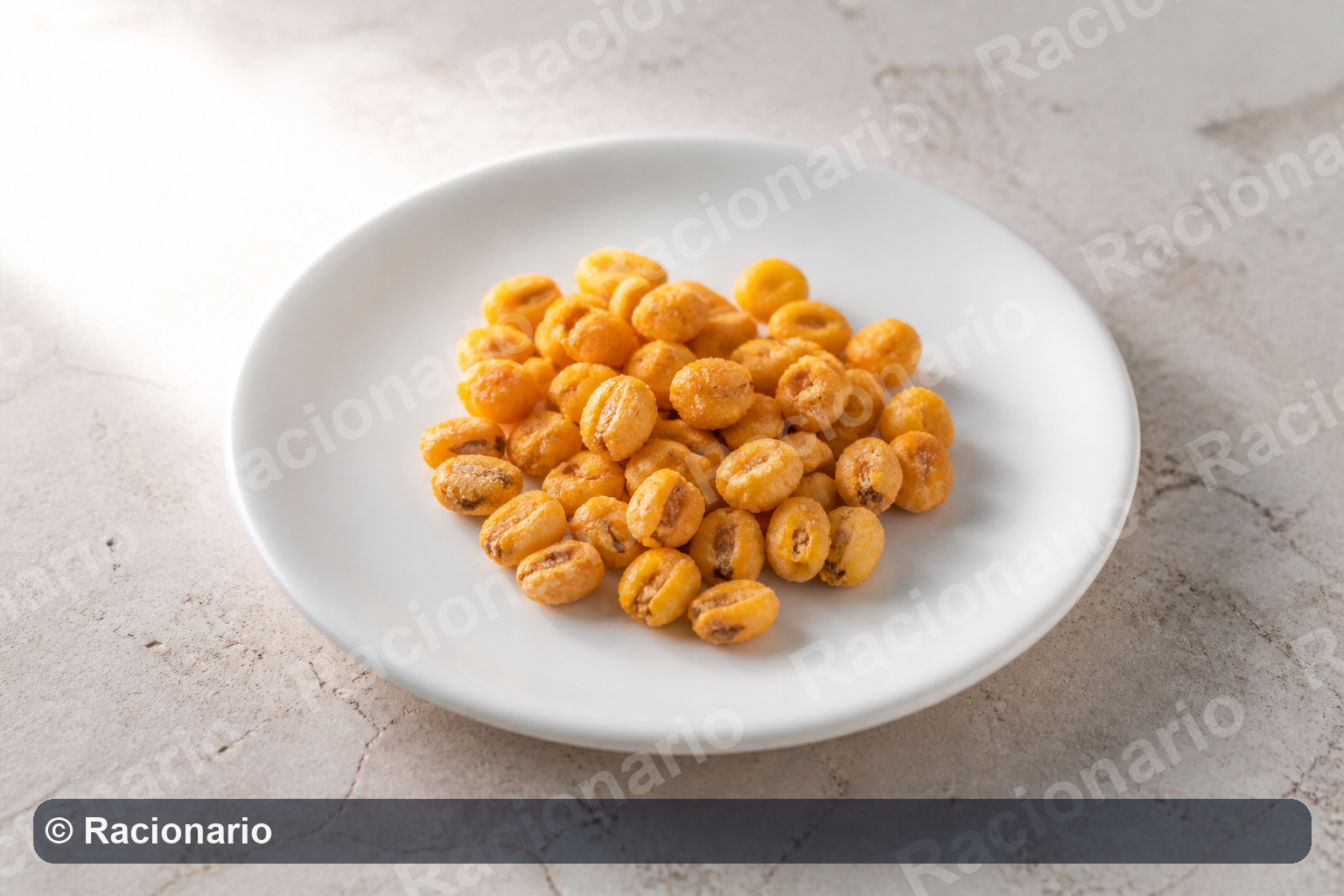 Ración de Maíz frito: Ración: dos cucharadas soperas, 20 g
