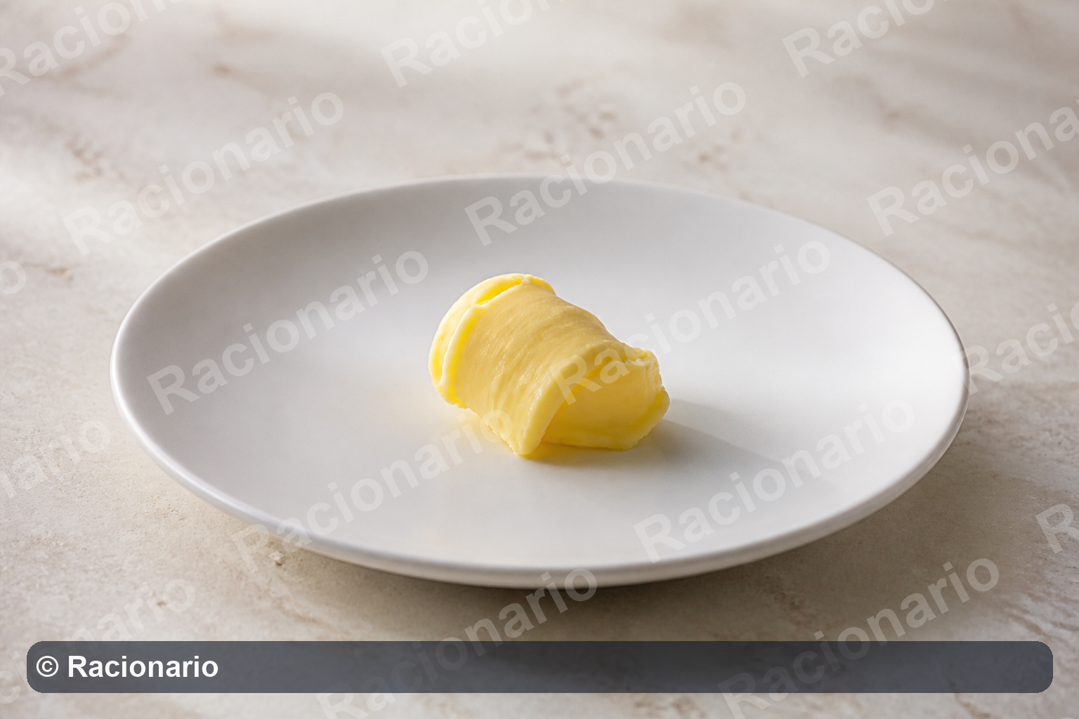 Ración de Mantequilla: Ración: una cucharilla, 10 g