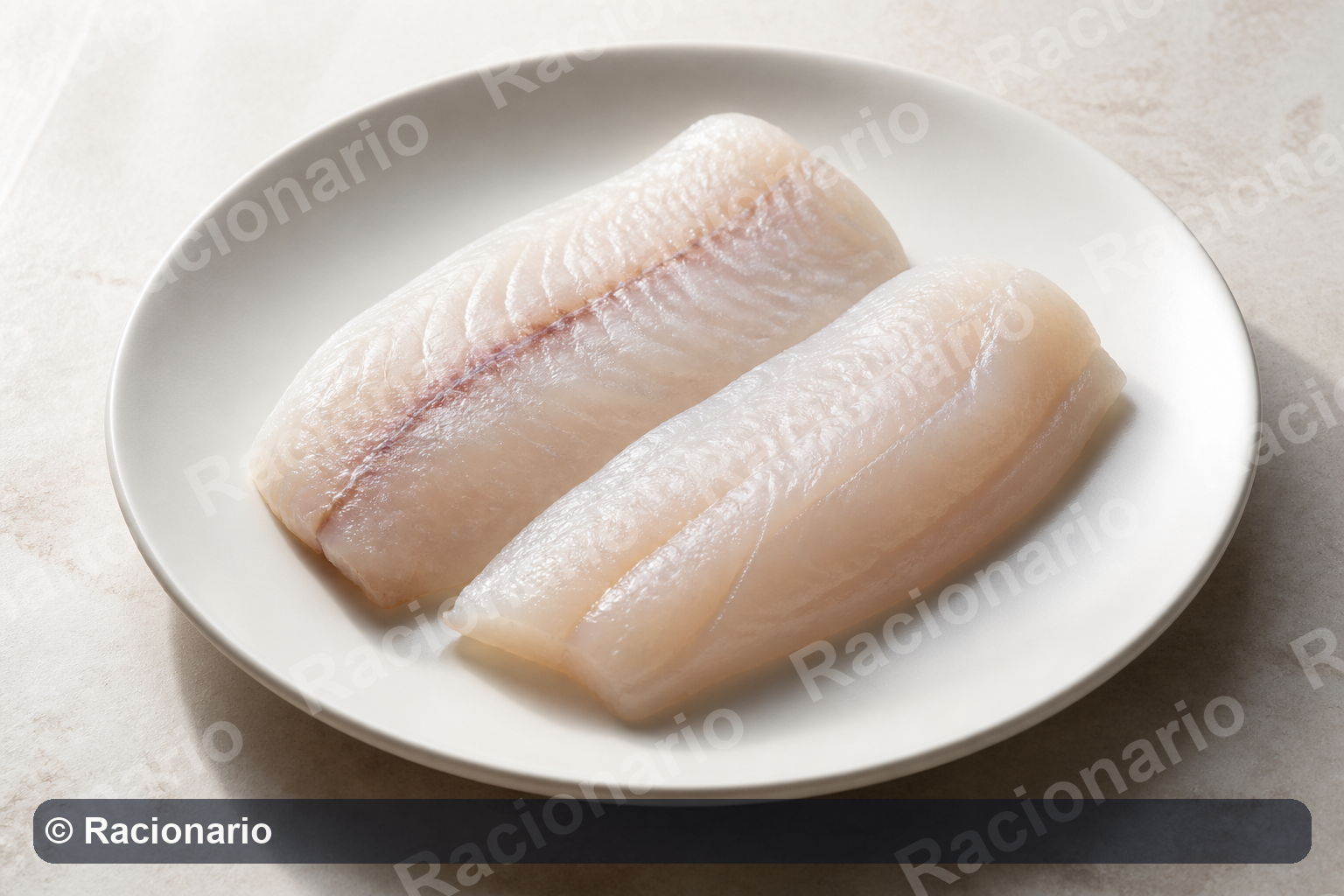 Ración de Merluza: Ración: dos cortes medianos, 125 g