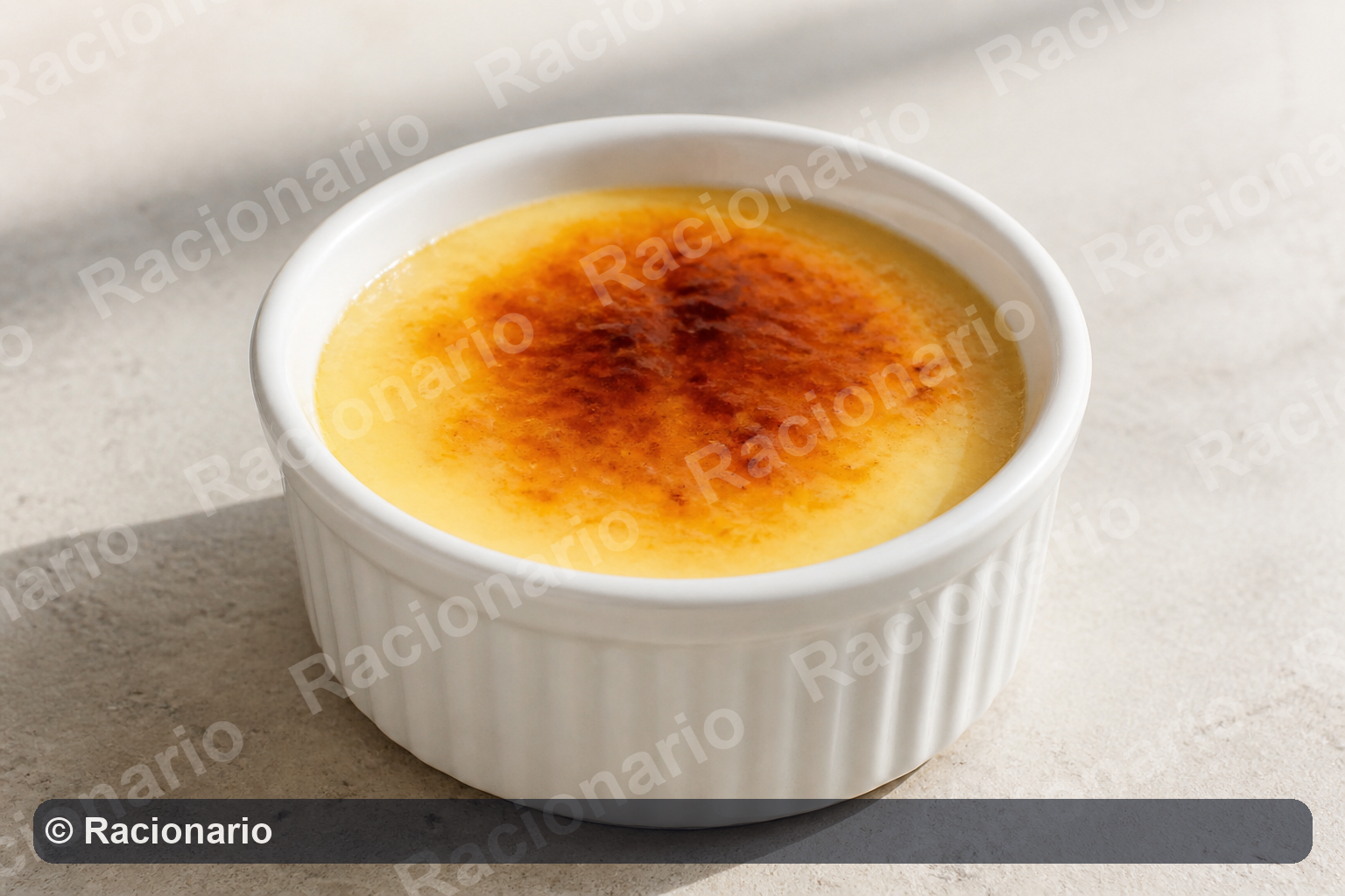 Ración de Natillas: Unidad: 125 g