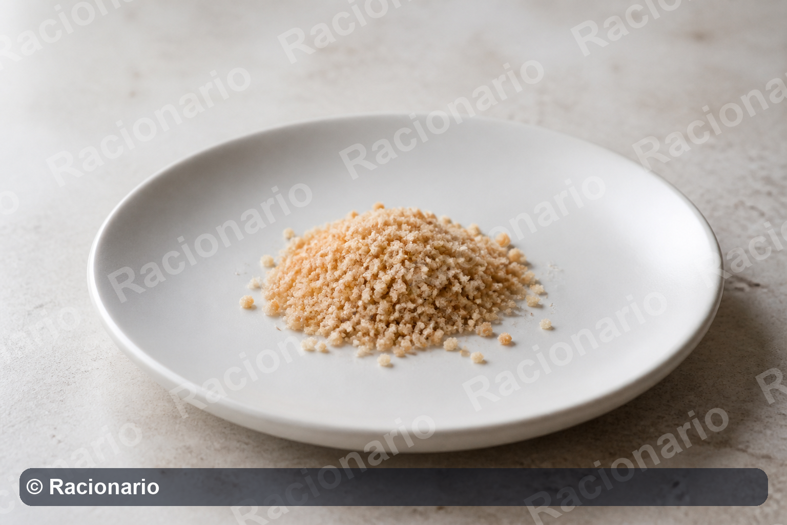 Ración de Pan rallado: Cucharada sopera: 10 g