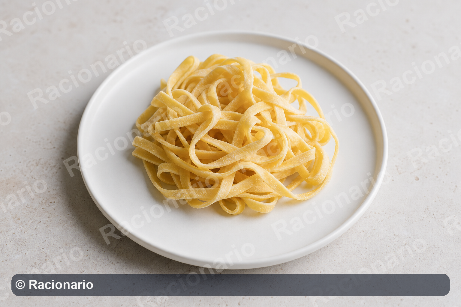 Ración de Pasta fresca: Ración: un tercio de paquete comercial, 200 g