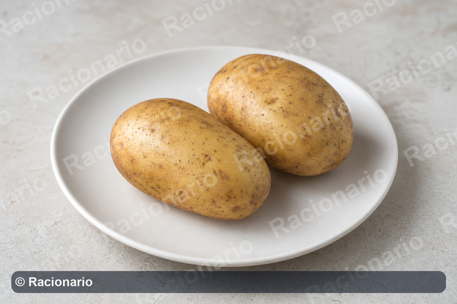 Ración de Patata: Ración: dos unidades medianas, 250 g