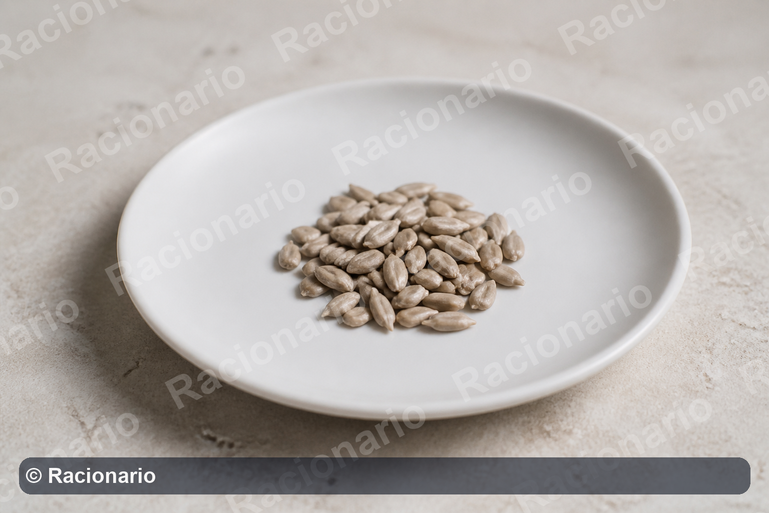 Ración de Pipas de girasol: Ración: un puñado, 20-30 g