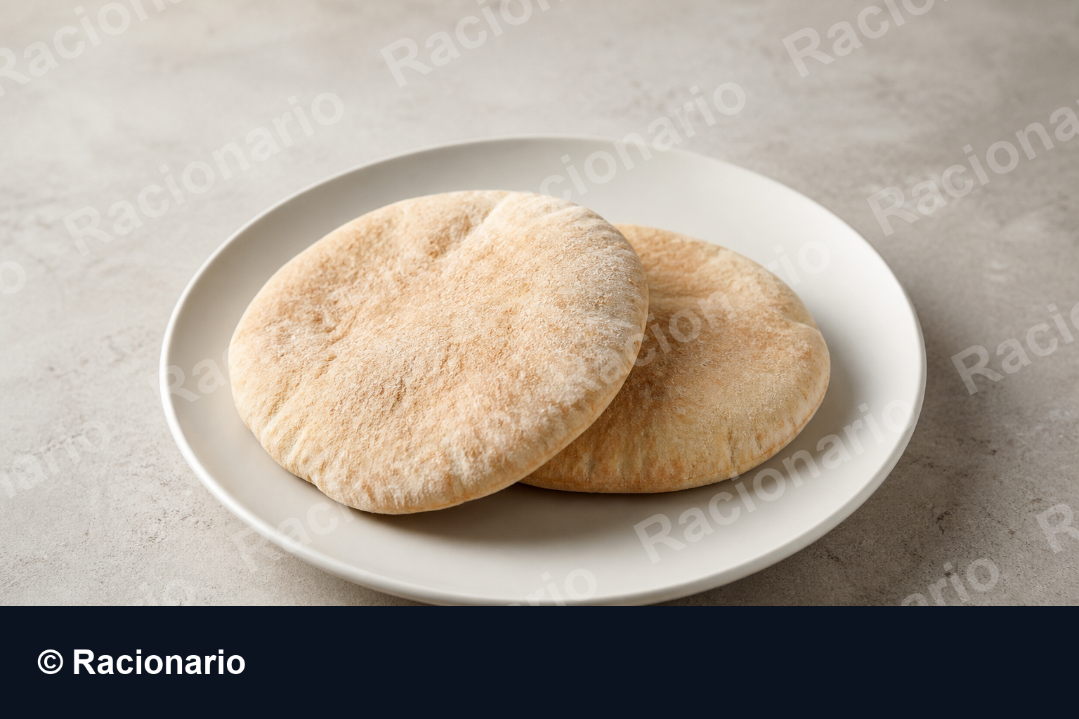 Ración de Pita: Ración: dos unidades, 100 g