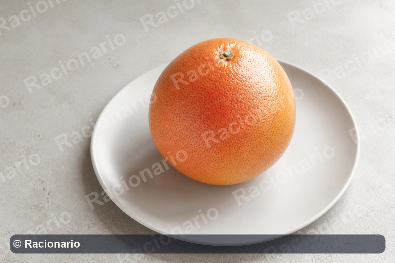 Ración de Pomelo: Ración: una unidad, 220-250 g