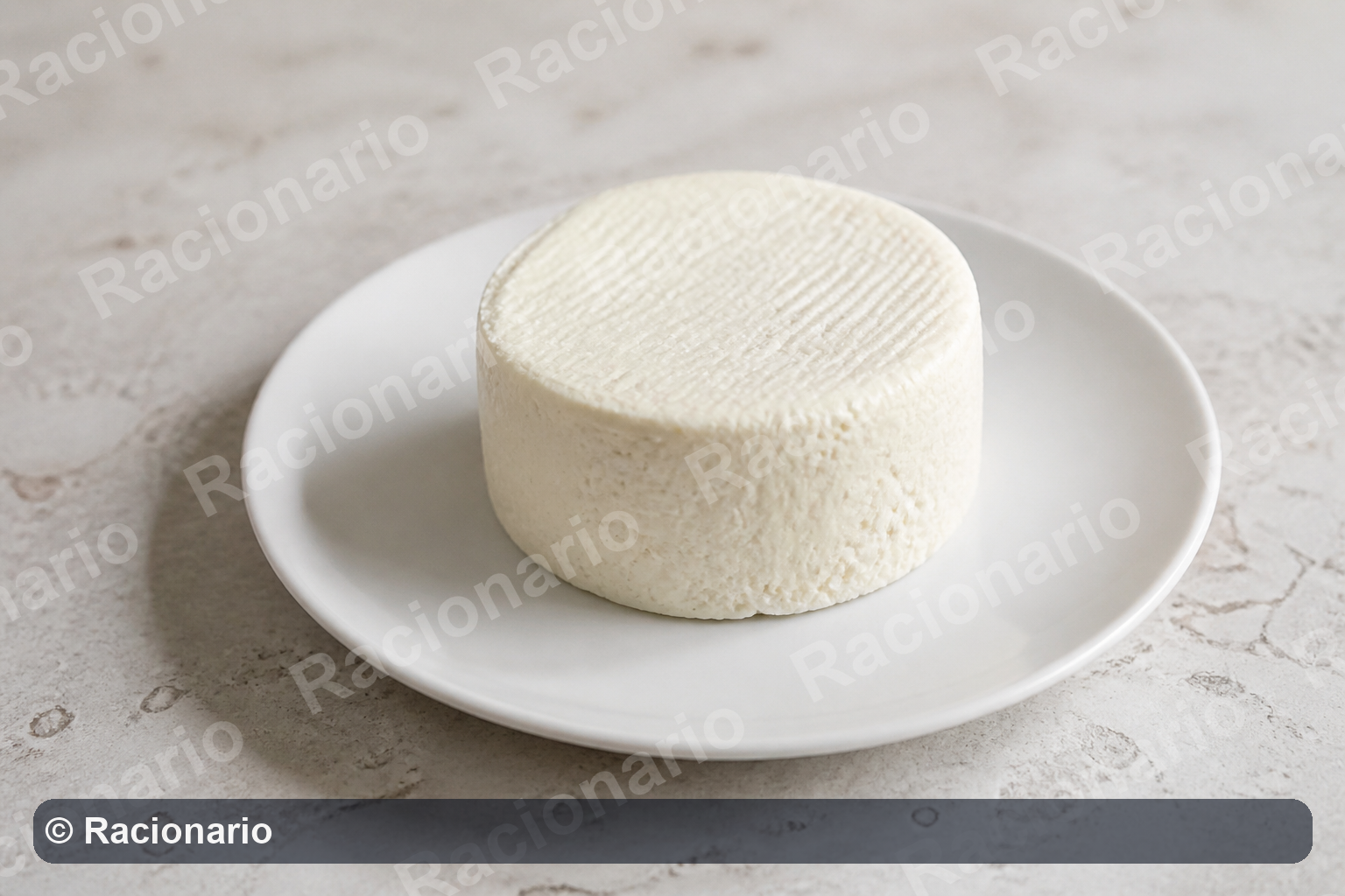 Ración de Queso fresco: Ración: una unidad, 75-80 g