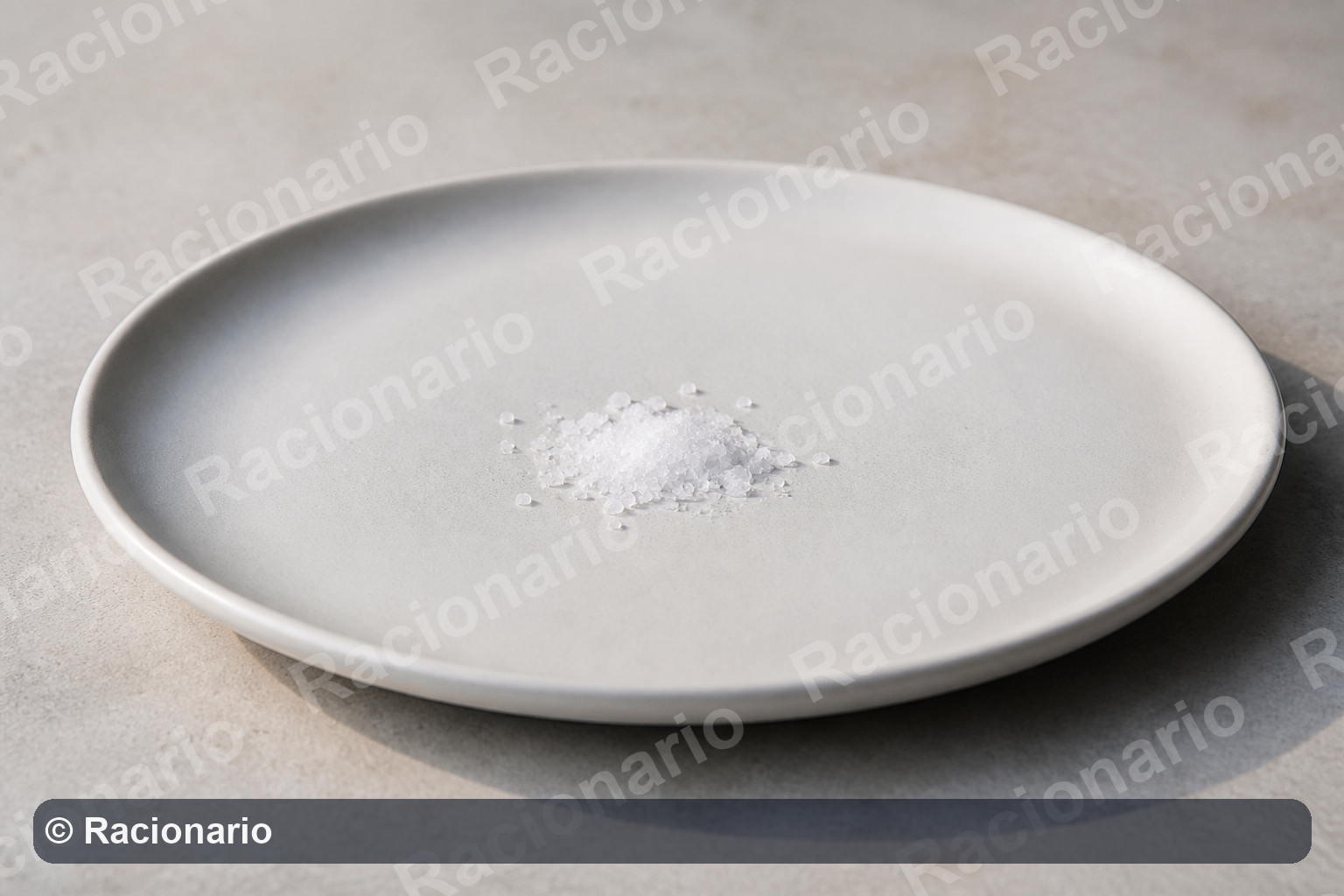 Ración de Sal: Uso moderado (pizca al gusto)