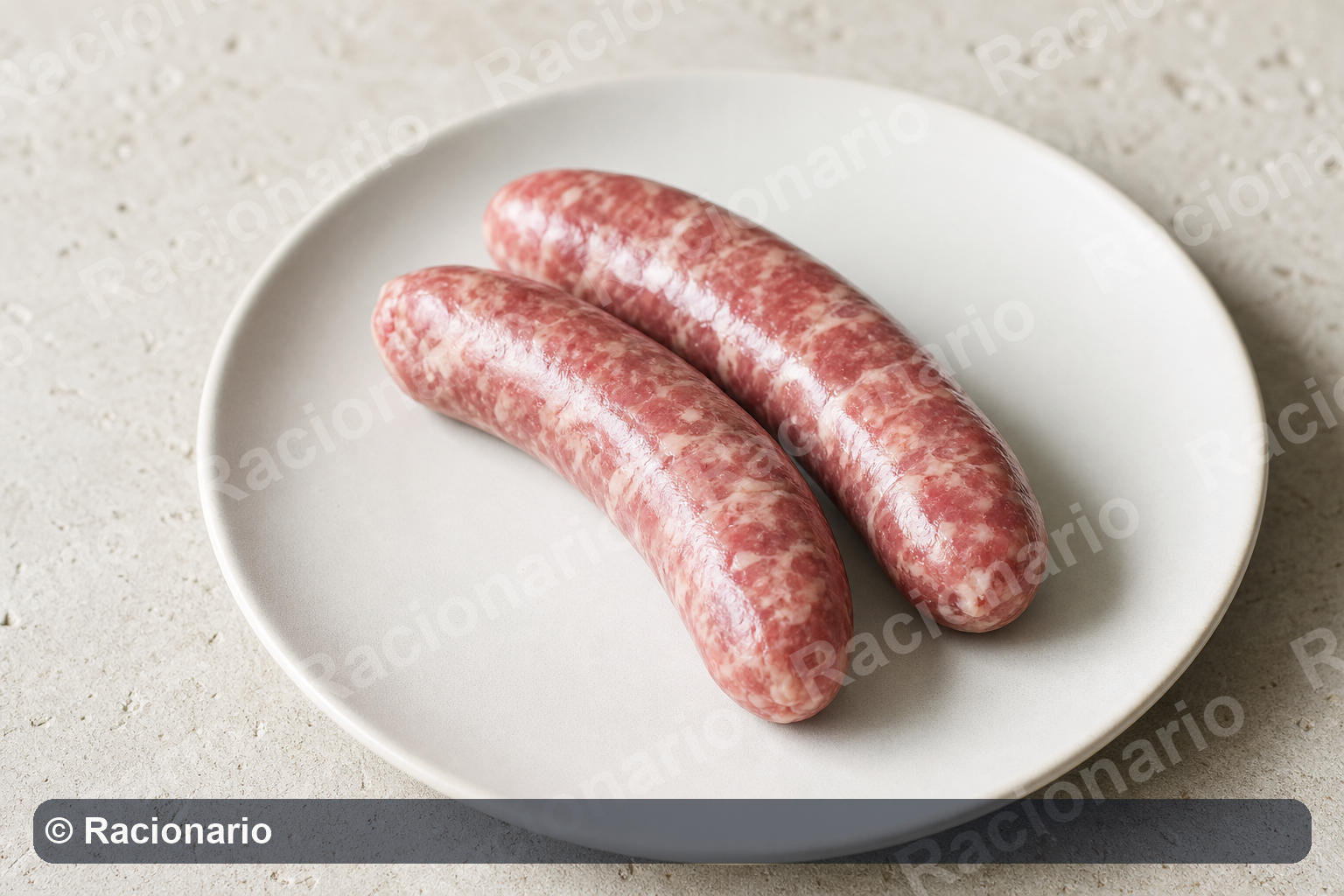 Ración de Salchichas: Ración: dos unidades, 130 g