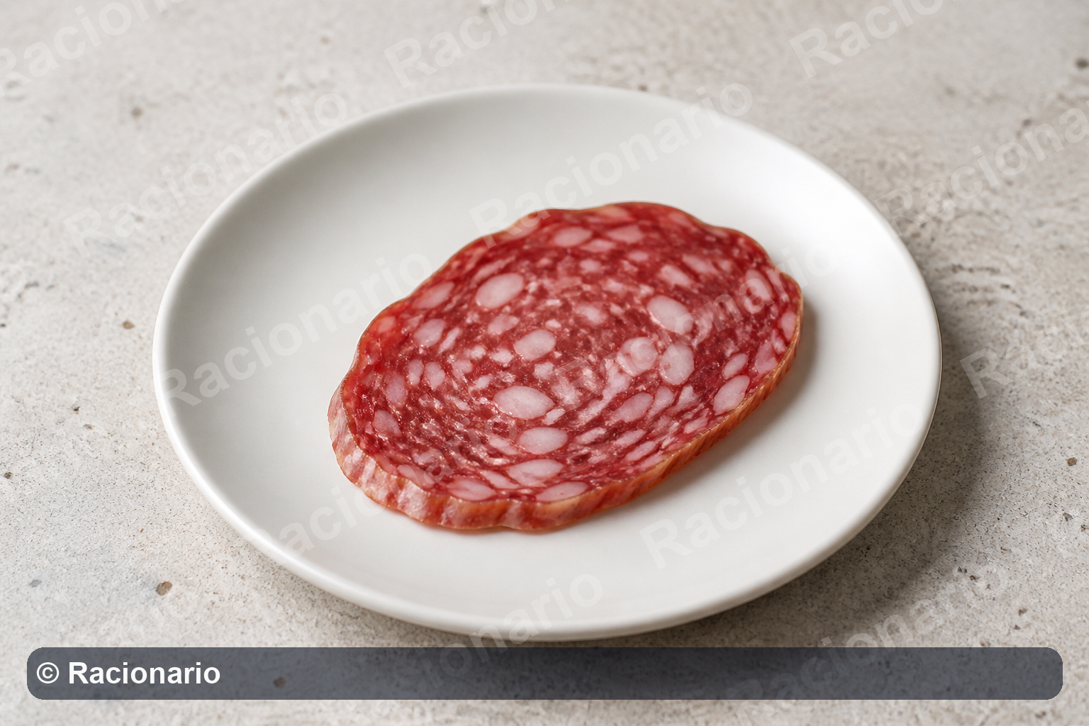 Ración de Salchichón: Ración: 30 g