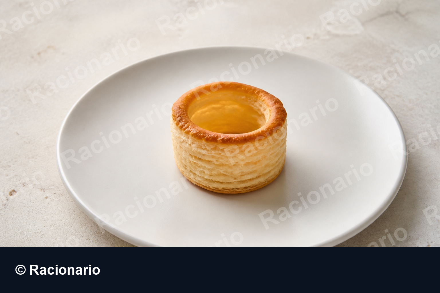 Ración de Volován: Unidad: 30 g