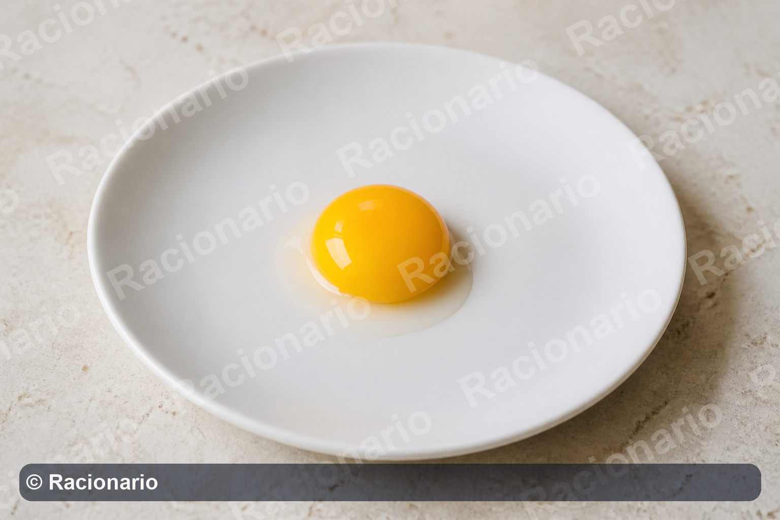 Ración de Yema de huevo: Unidad: 20 g