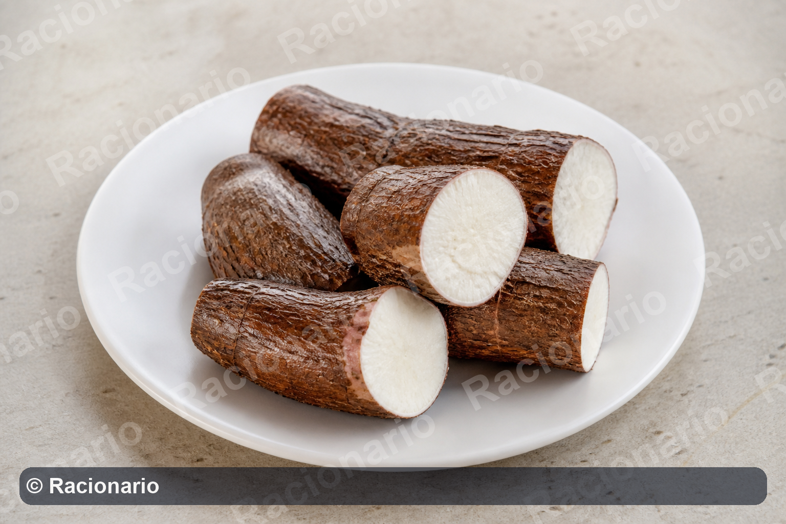 Ración de Yuca: Ración: 250 g